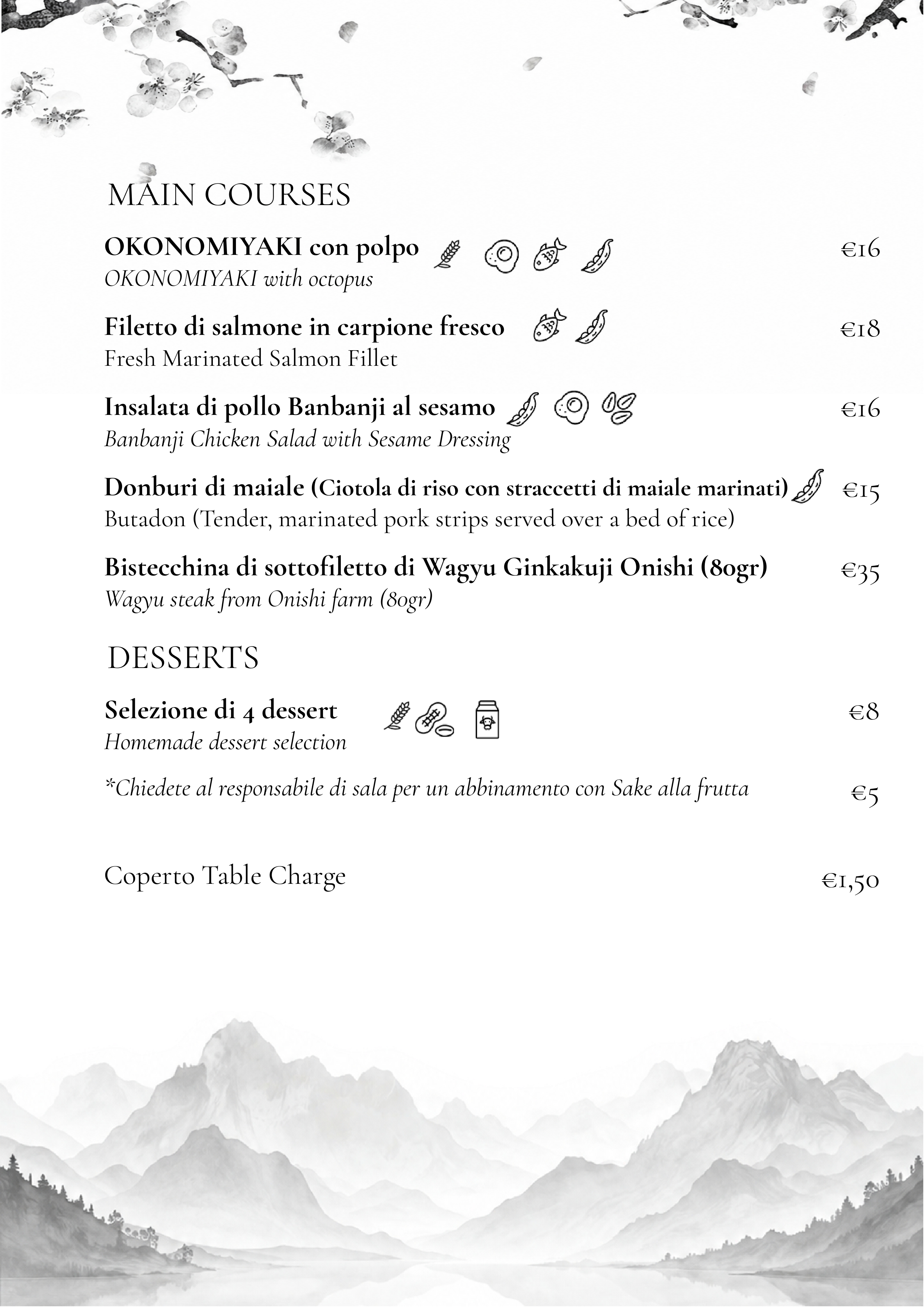 main courses